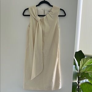 Milly of New York - Elegant Cream Sleeveless Dress